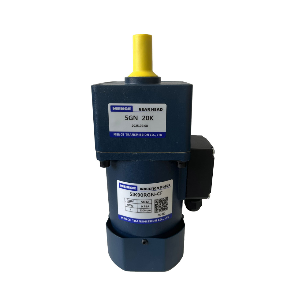 90W 90mm Reducer High Torque Single 3 Phase Electric AC Induction Speed Control Small Micro Gear Motor