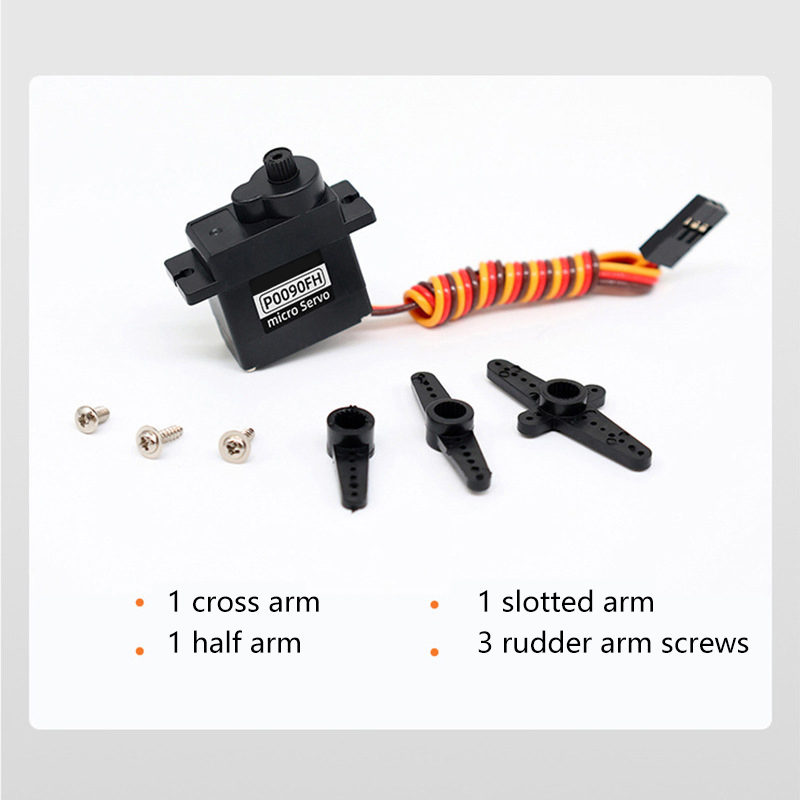 P0090fh 9-Gram Clutchgear Miniature Servo Motor for Patented Certification Anti-Burn and Anti-Vibration Overload Protection