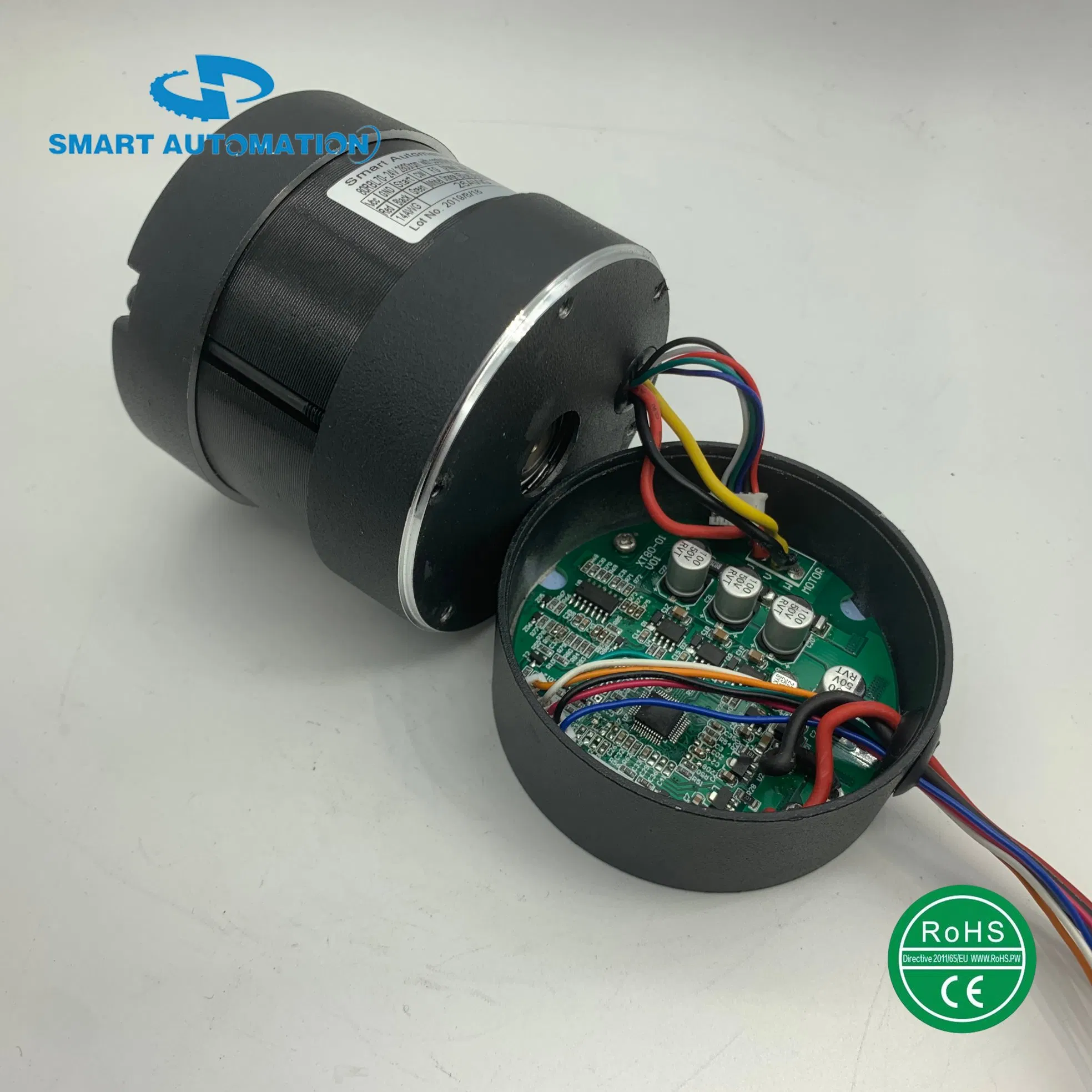 80mm High Torque Brushless DC Motor with Controller Driver Brake Integrated 12V 24V 36V 48V 230V BLDC Planetary Worm Gear Motor 150W 200W 300W 400W 500W 800W