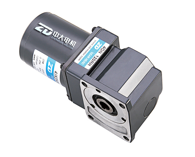 ZD High-Efficient Mini Variable Speed Closed Type AC Right Angle Gear Motor-Worm