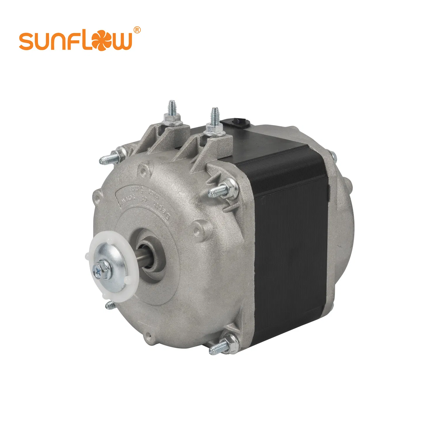 220V Double Screws Delicate Medical Devices Neat Packaging Shaded Pole Motor with Fan Blade and Bracket Freezer Motor Shaded Pole Motor