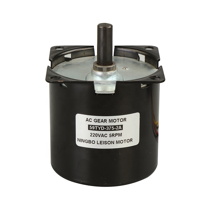 Synchronous AC Motor 110V 220VAC Electric Motor 50HZ 2RPM 59 TY 5 A For Kebab Machine