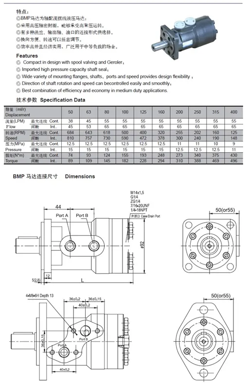Hydraulic Planetary Gear Motor