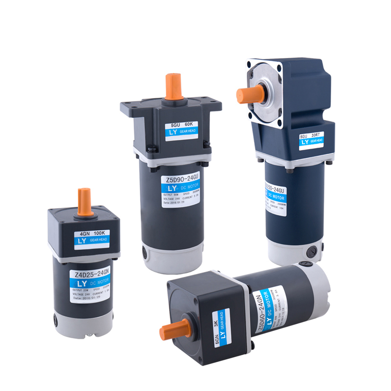40W Micro Reversible Brushed DC Geared Motor for Automation Equipment