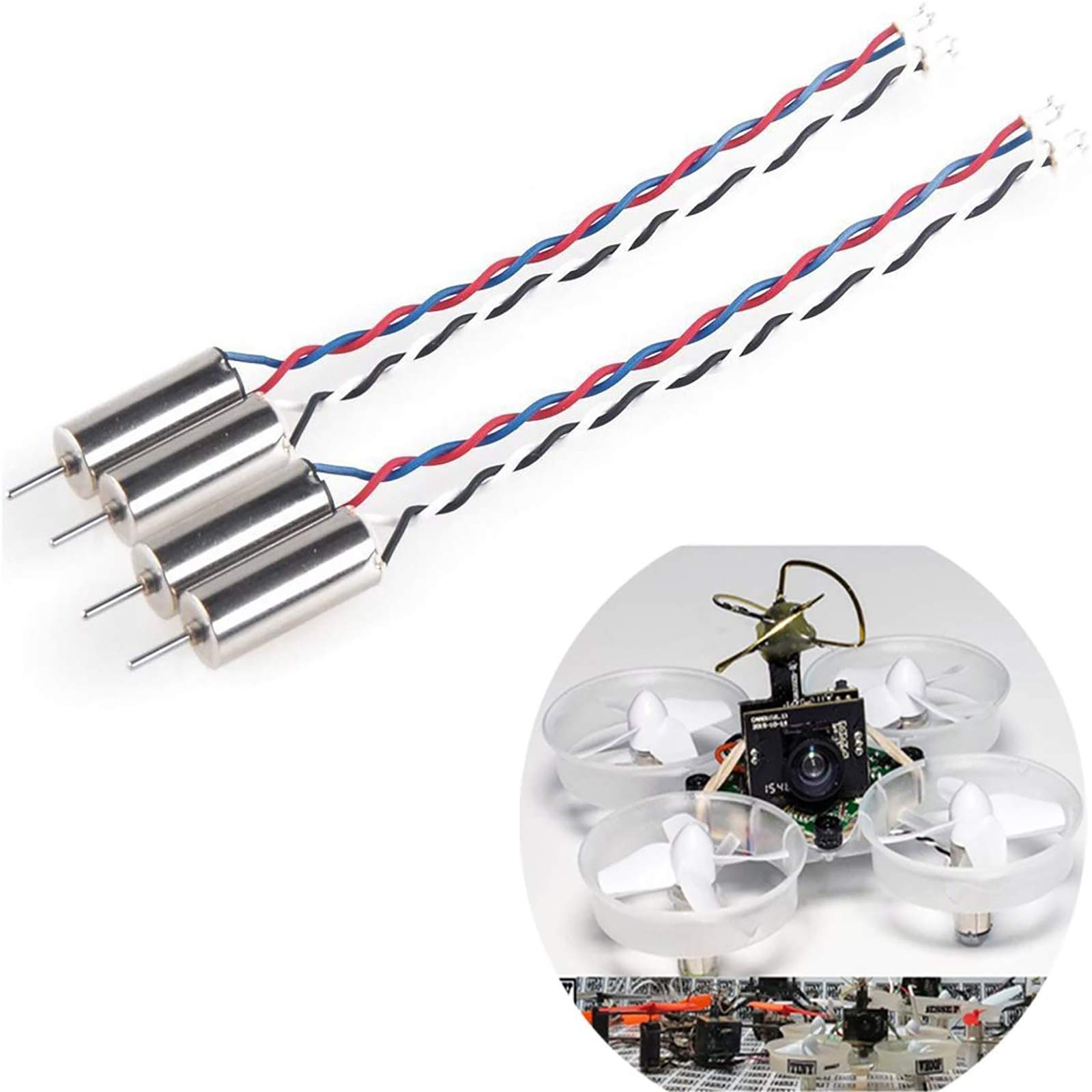 JL-0615 6x15mm 3.7V 50000rpm High Speed Mini Drone Motor 6mm Dc Coreless Motor for Model Aircraft Drone Toy