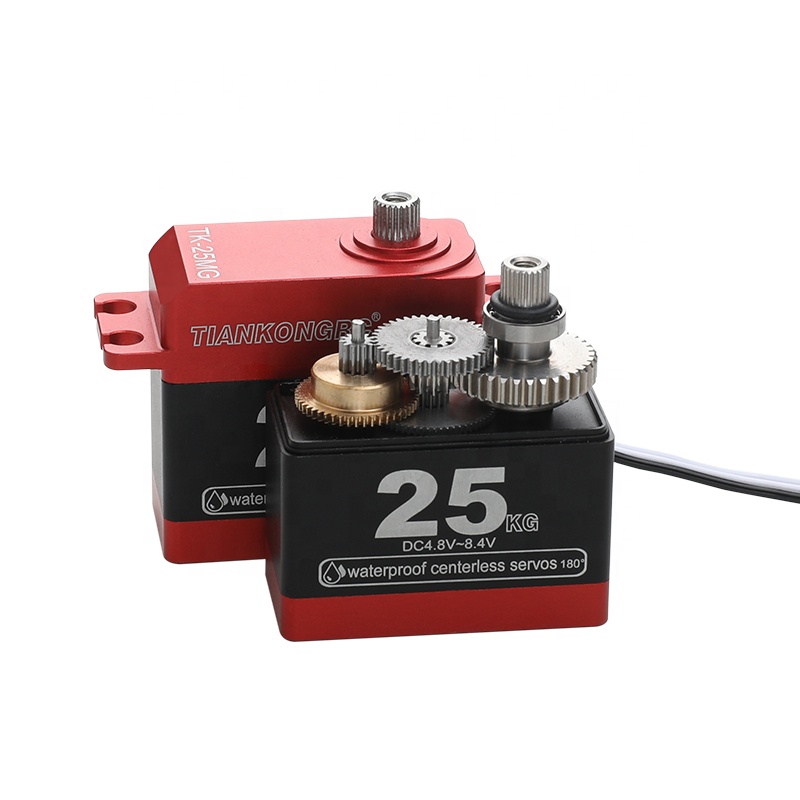 Waterproof Full Metal Steel Gear Digital Coreless Servo Motors Large Torque RC Car and Boat Varies Weights from 15KG to 40KG