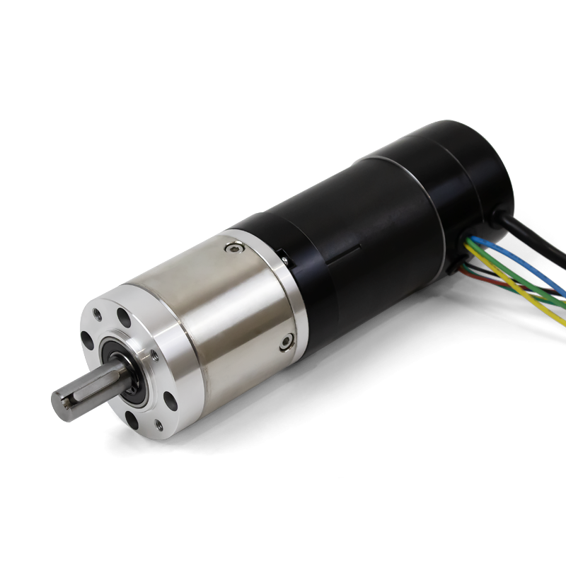 3-Phase 4-Pole 24V 180W BLDC Planetary Gear Motor Encoder 4000RPM Permanent Magnet Construction Flange Mount Drip-proof 0.43N.m