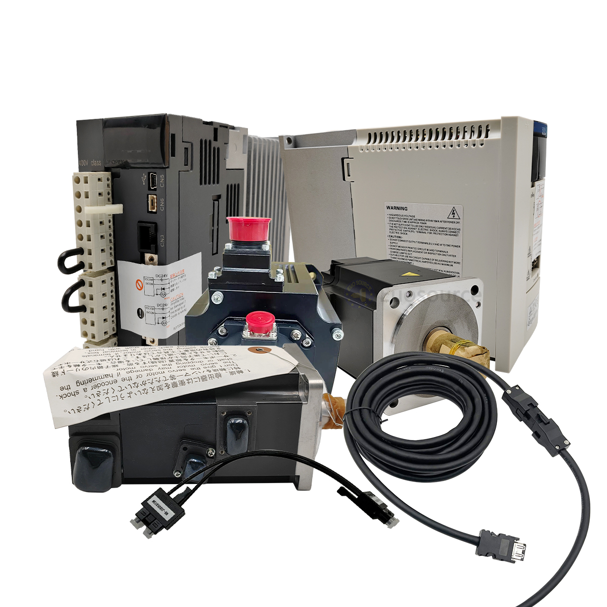 HF-KE43K Hf-Ke Series Series Small Power Compact With Keyway Servo Motor 0.4Kw 3000 RPM for Machine Tools
