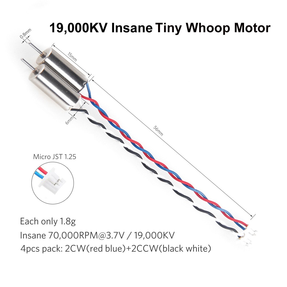 JL-0615 6x15mm 3.7V 50000rpm High Speed Mini Drone Motor 6mm Dc Coreless Motor for Model Aircraft Drone Toy