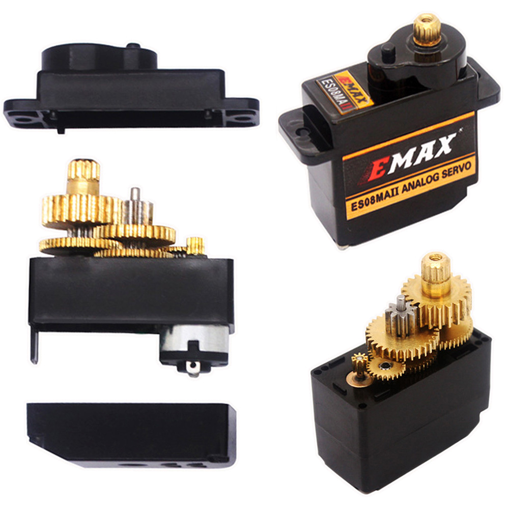 EMAX ES08MDII Digital Servo Metal Gear High Torque 12g Coreless Motor for Trex 450 Helicopter Airplane Rc Robot