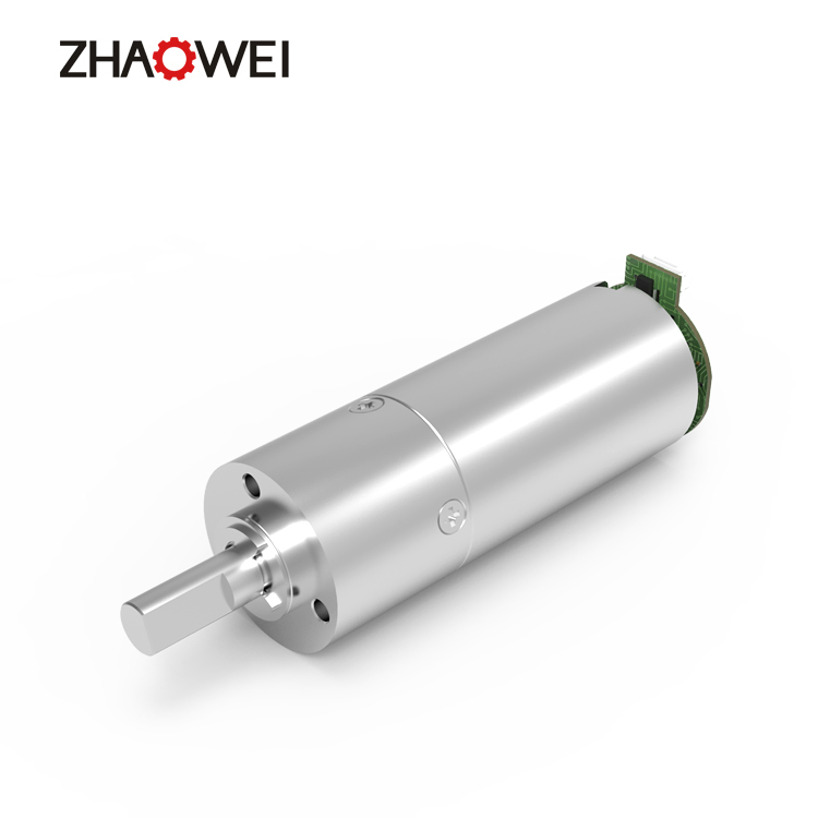 Zhaowei MD022022-256 29rpm 15kg. Cm 22mm Metal Planetary Gearbox High Torque 12V 24V Brushless DC Gear Motor for Medical Device