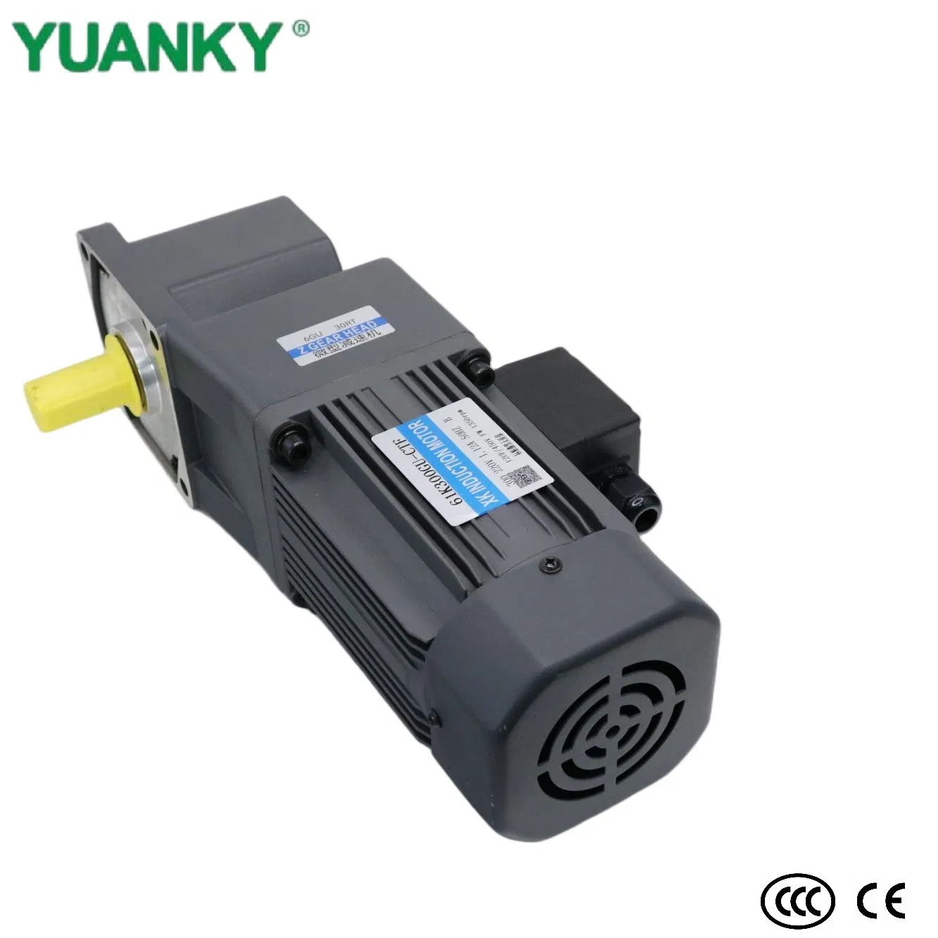 YUANKY Series Miniature Decelerating Motor, 60W-400W, 60V-380V, Mini Gear Speed Reduction Motor