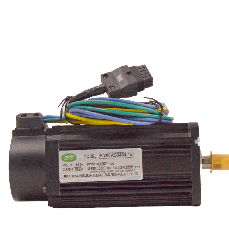 Keya Motor Low-voltage 24v/48v 400w DC Brushless Servo Motor with Encoder