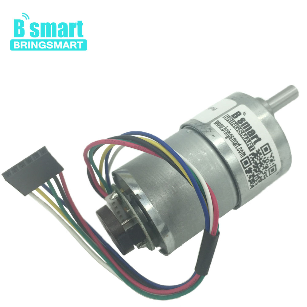 BringSmart JGB37-3530B 24V Dc Motor 12volt Encoder Gear Motor High Torque Micro Dc Gear Motor with Encoder