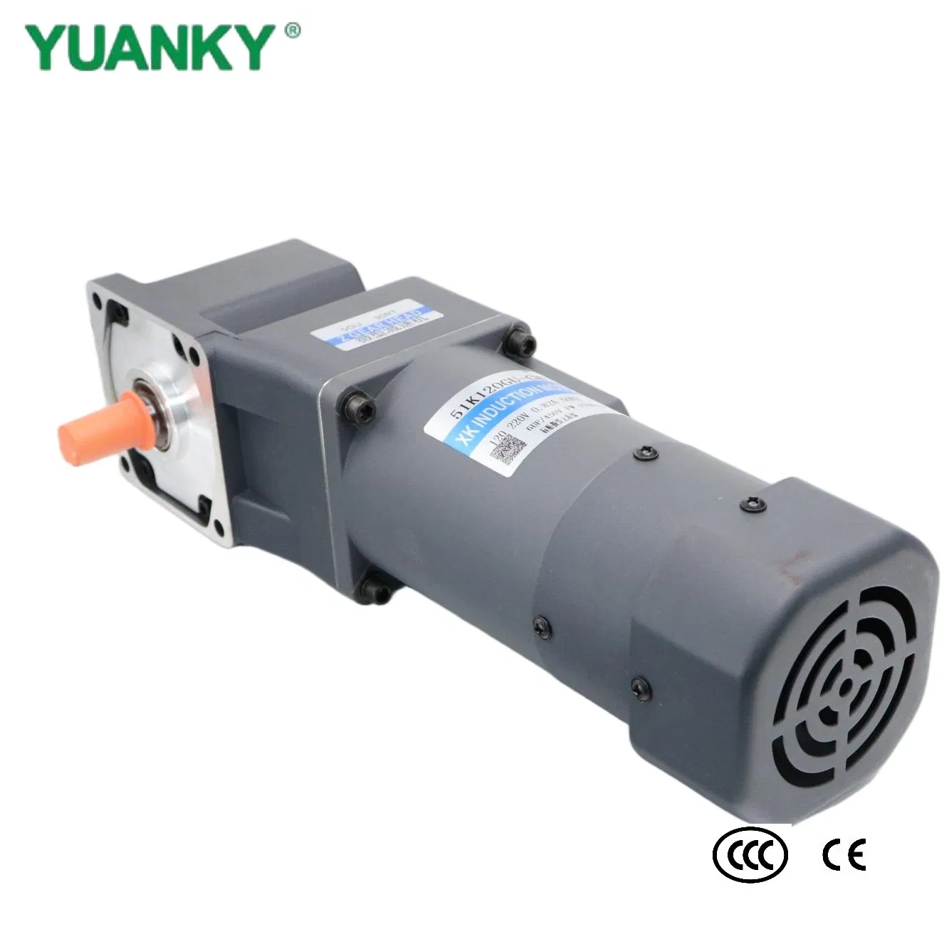 YUANKY Series Miniature Decelerating Motor, 60W-400W, 60V-380V, Mini Gear Speed Reduction Motor