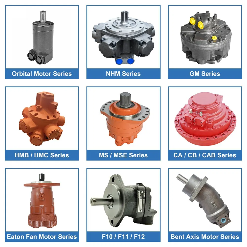 Radial Piston/Orbital/Mini/Gear/Gerotor/Oil/Travel/Swing/Orbit Drive Wheel Motor Parts Spare Repair Kit Rexroth Eaton Kawasaki Staffa Parker Hydraulic Motor