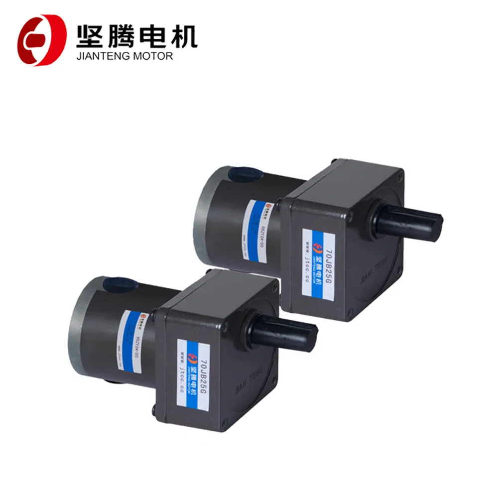 Mini DC Planetary Gear Motor Gearbox Motor DC Electric Gear Motor L Type Brushless DC Gear Motor with High Torque Motor CH28, 200W, Ratio 200 with Air Holes