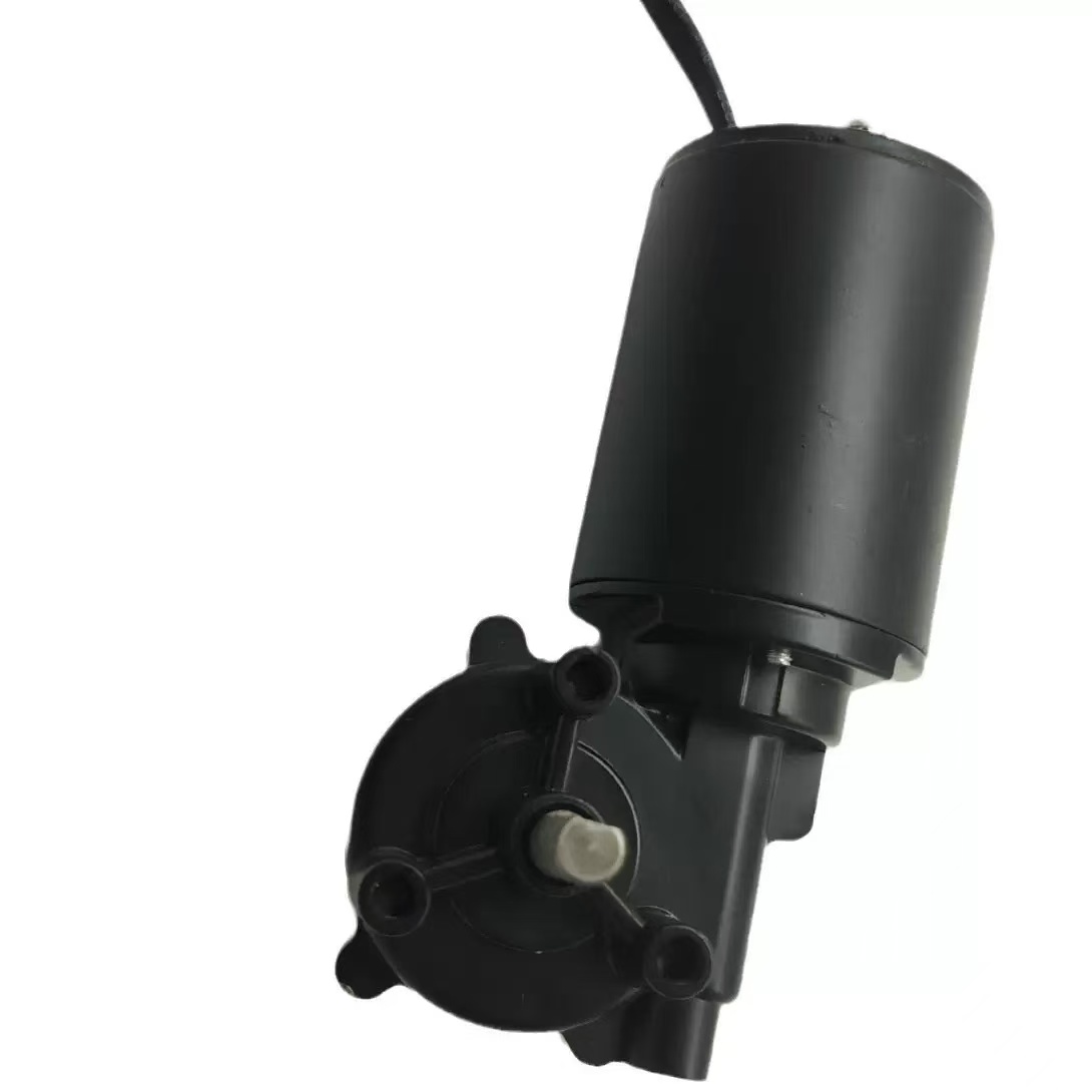 Customized 52mm Shaft DC Gear Motor Black Permanent Magnet Low Voltage Brush 60rpm Explosion-Proof Black 60RPM Explosion-Proof