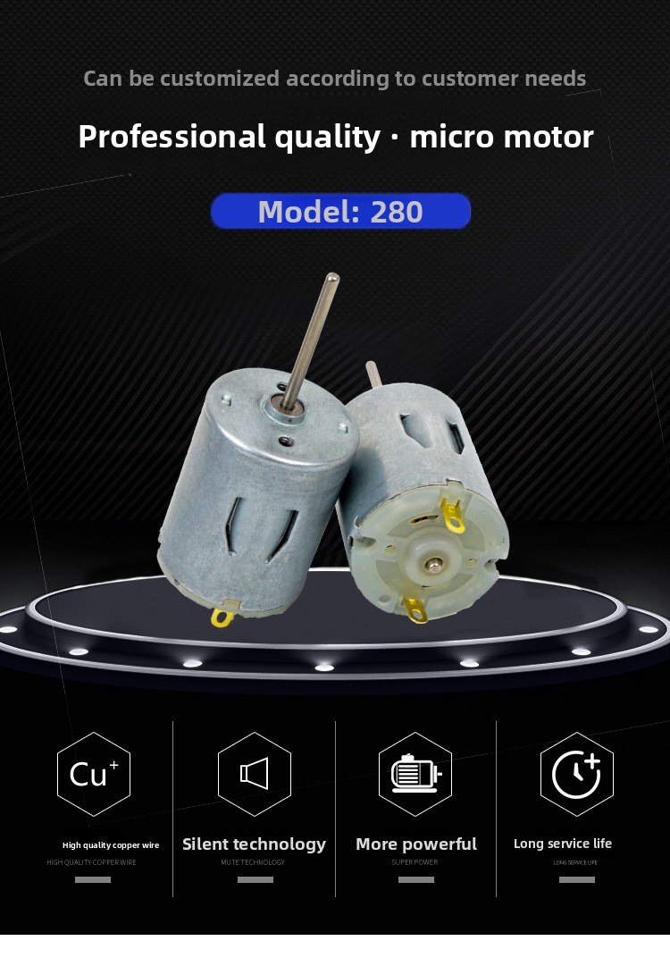 R280 Long Axis Micro Motor