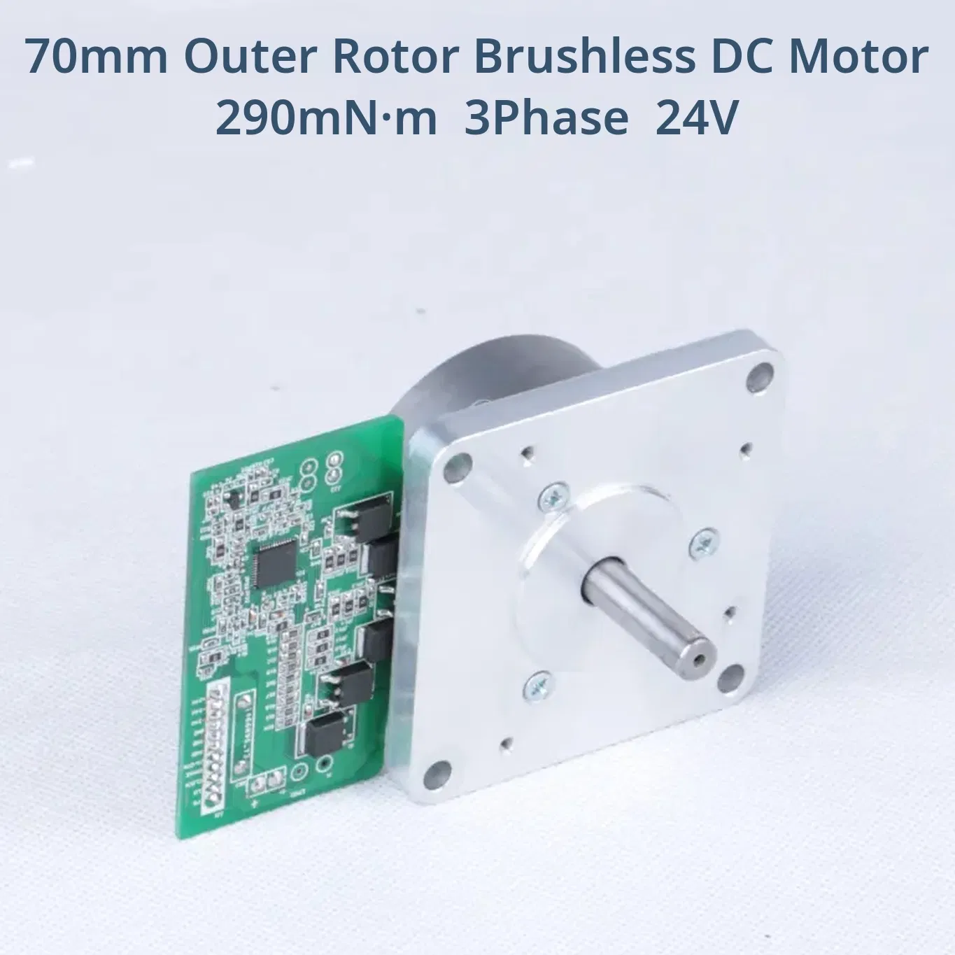 Eco-Friendly No Commutator Erosion Automotive Brushless DC Motor for Solar Tracking Systems