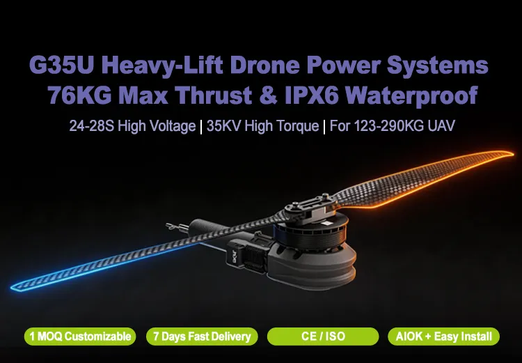Heavy Lift Agriculture Drone Power System