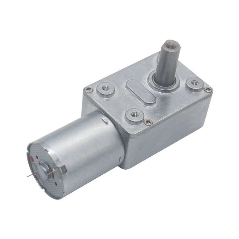 HYX Jgy370 12V DC Gear Motor 300Rpm 200RPM 3V6V12V 25MM Metal Brushed DC Small Worm Gear Motor for Self-service Vending Machine