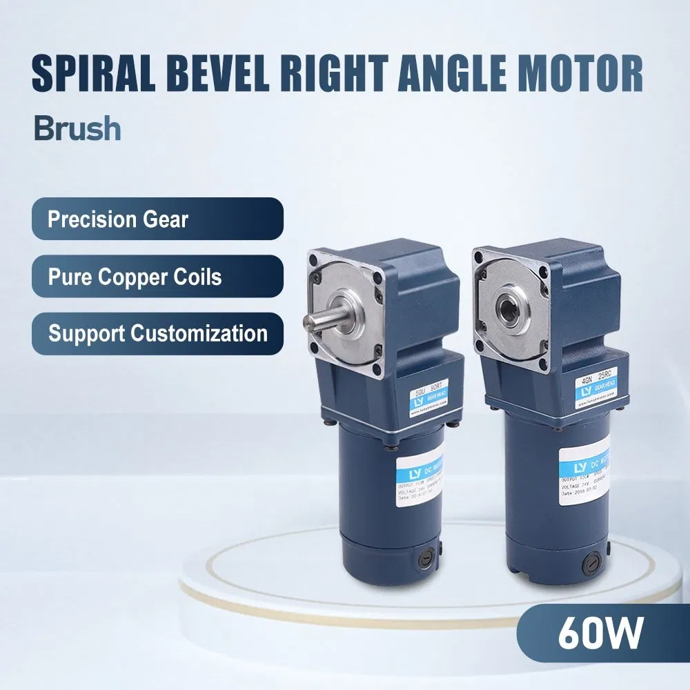 90*90mm 60W Micro DC Gear Motor Automation Equipment Application