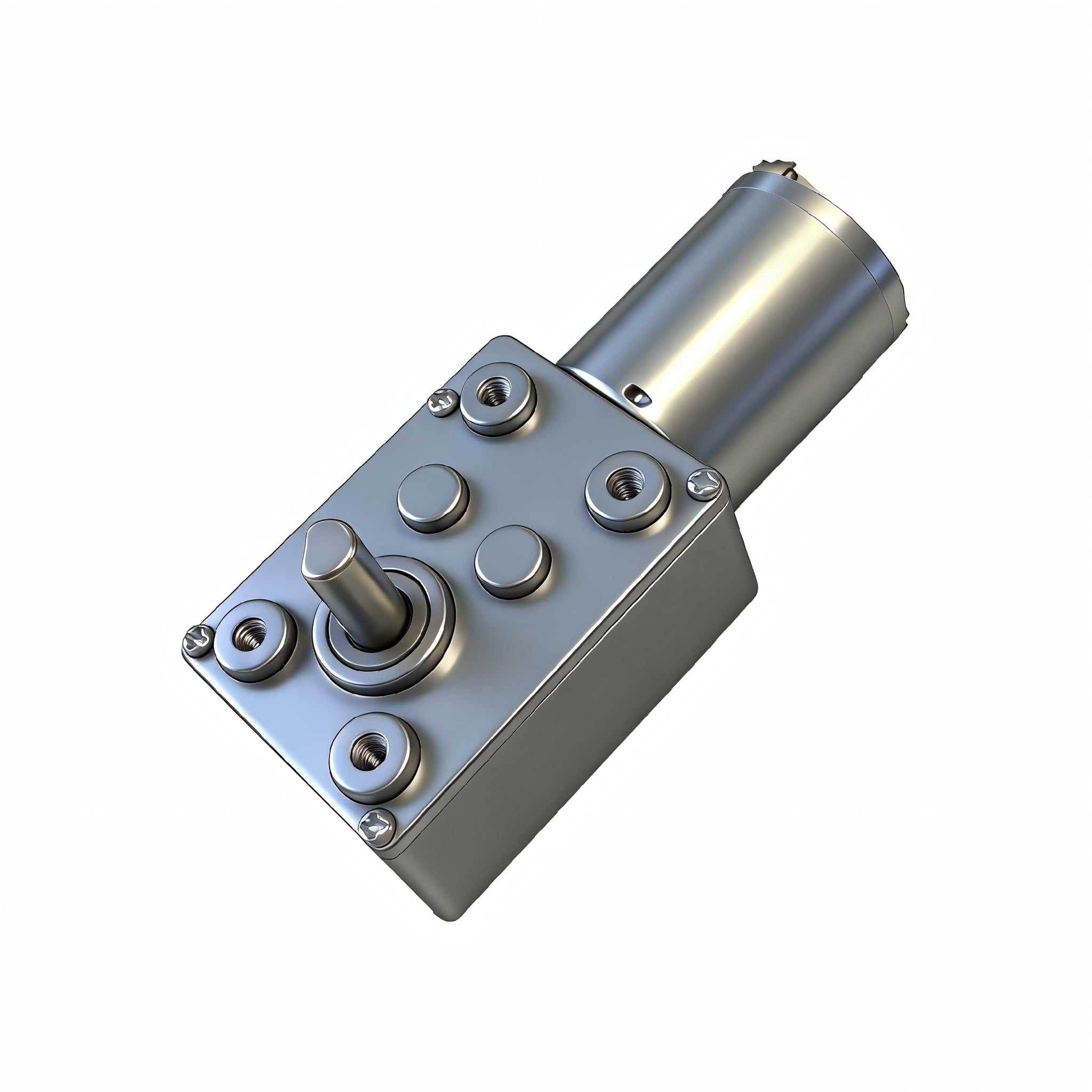 JSX-370 12V DC Motor Micro Worm Gear Motor Reverse High Torque Reducer Self-lock 12 Volt Engine 24V Electric Motor