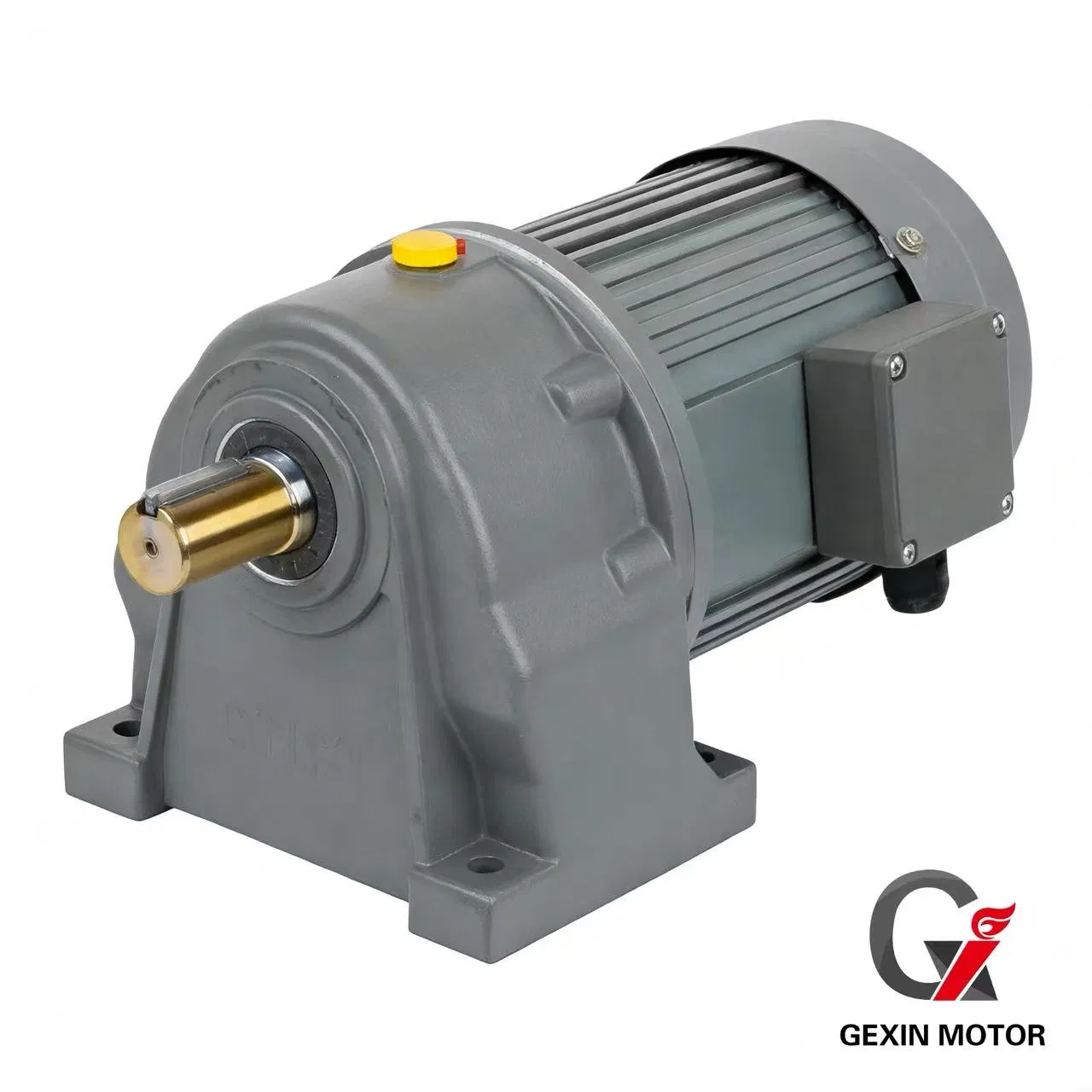 Gexin Small AC Gear Motor 200W 750W 1500W 2200W 3700W Constant Speed Induction Reversible Single Phase Electromagnetic Brake Electric AC Micro Compact