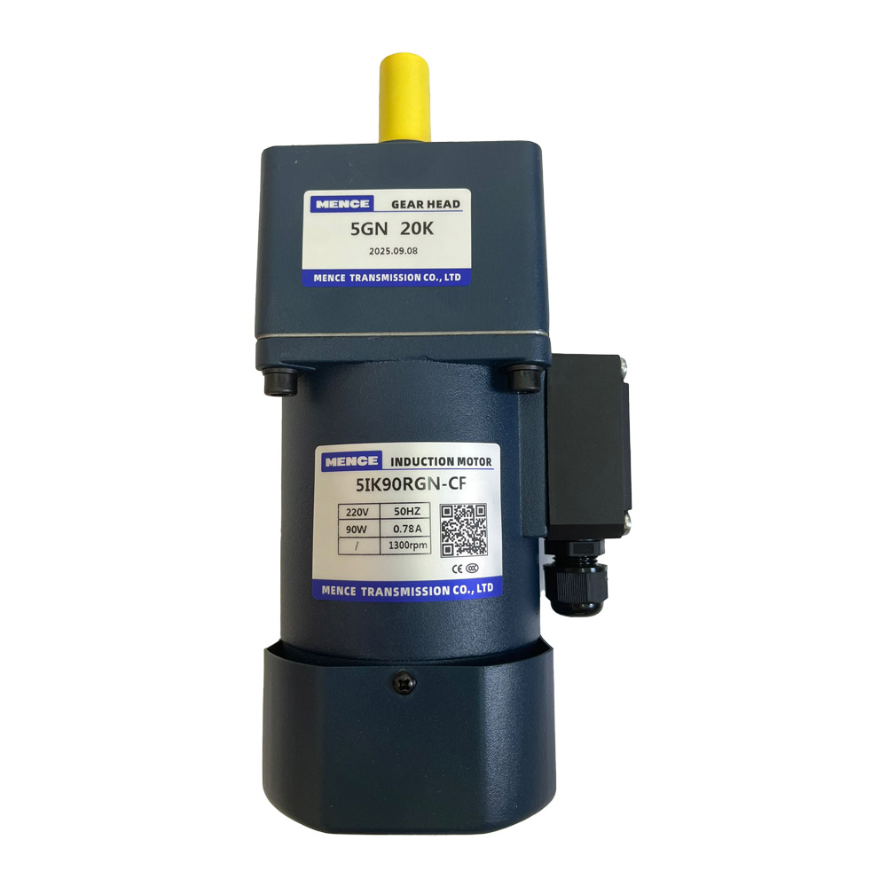 90W 90mm Reducer High Torque Single 3 Phase Electric AC Induction Speed Control Small Micro Gear Motor