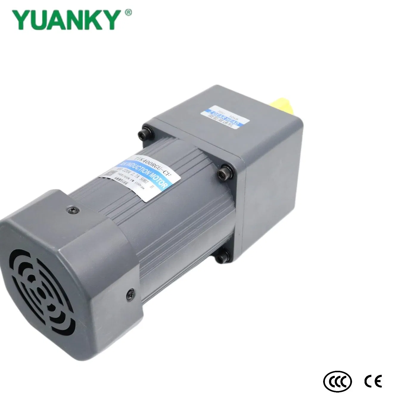 YUANKY Series Miniature Decelerating Motor, 60W-400W, 60V-380V, Mini Gear Speed Reduction Motor