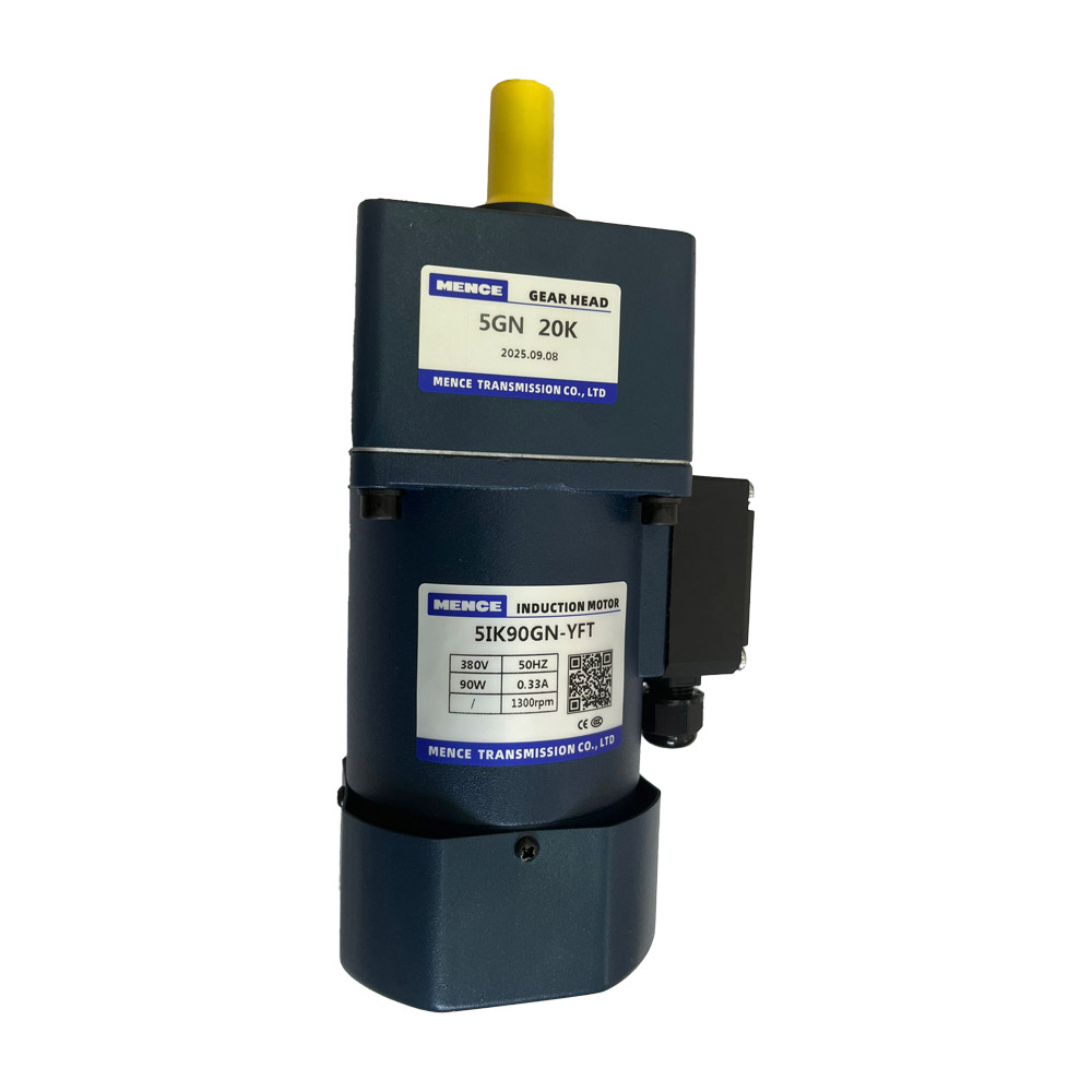 90W 90mm Reducer High Torque Single 3 Phase Electric AC Induction Speed Control Small Micro Gear Motor