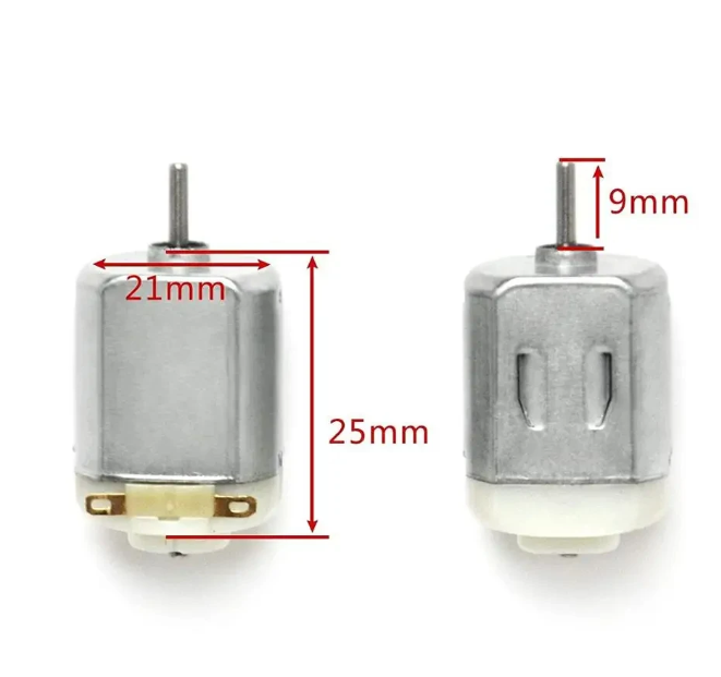 130 Micro DC Motor 3V-6V 17000-18000RPM Miniature Electric Motor Four-wheel Motor Small DIY Toys Hobbies Smart Car