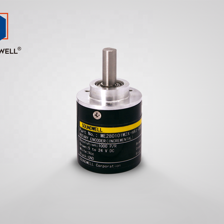 Rotary Encoder Incremental 1024 ME28 Metal Shaft Incremental Magnetic Encoder
