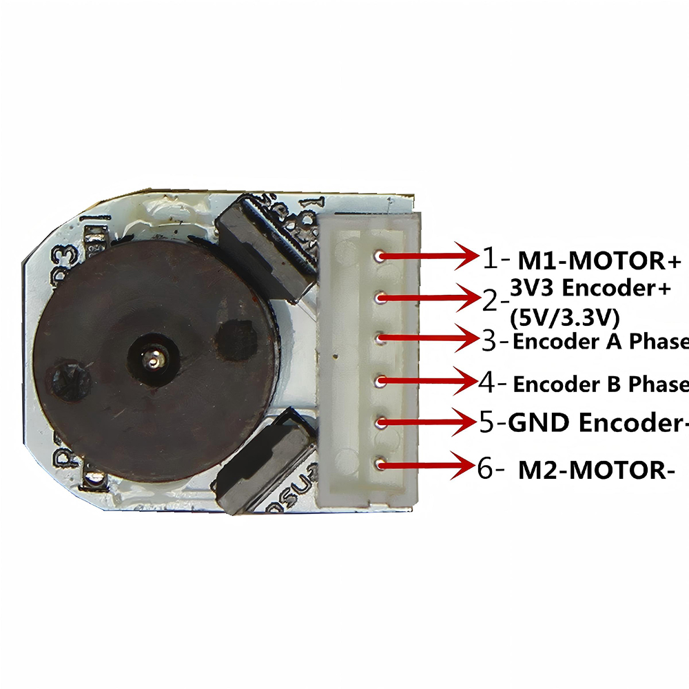 N20 Miniature DC Gear Motor Encoder Gear Motor 12FGMN20 Smart Car