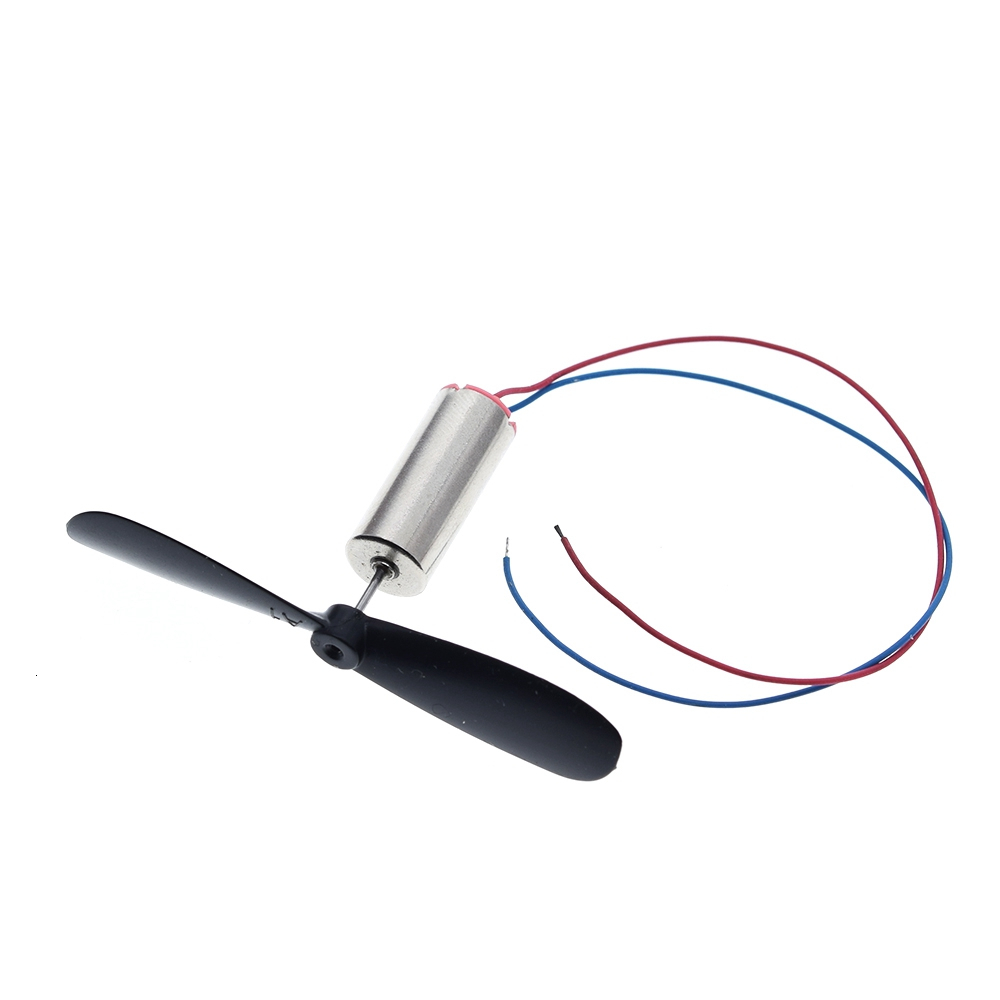 RDS Electronics -DC3.7-4.2V 716 7*16MM Micro DIY Helicopter Coreless DC Motor With Propeller
