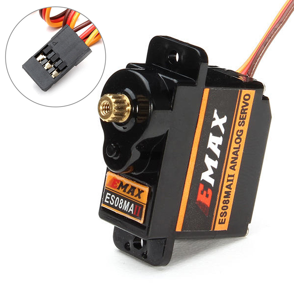 EMAX ES08MDII Digital Servo Metal Gear High Torque 12g Coreless Motor for Trex 450 Helicopter Airplane Rc Robot