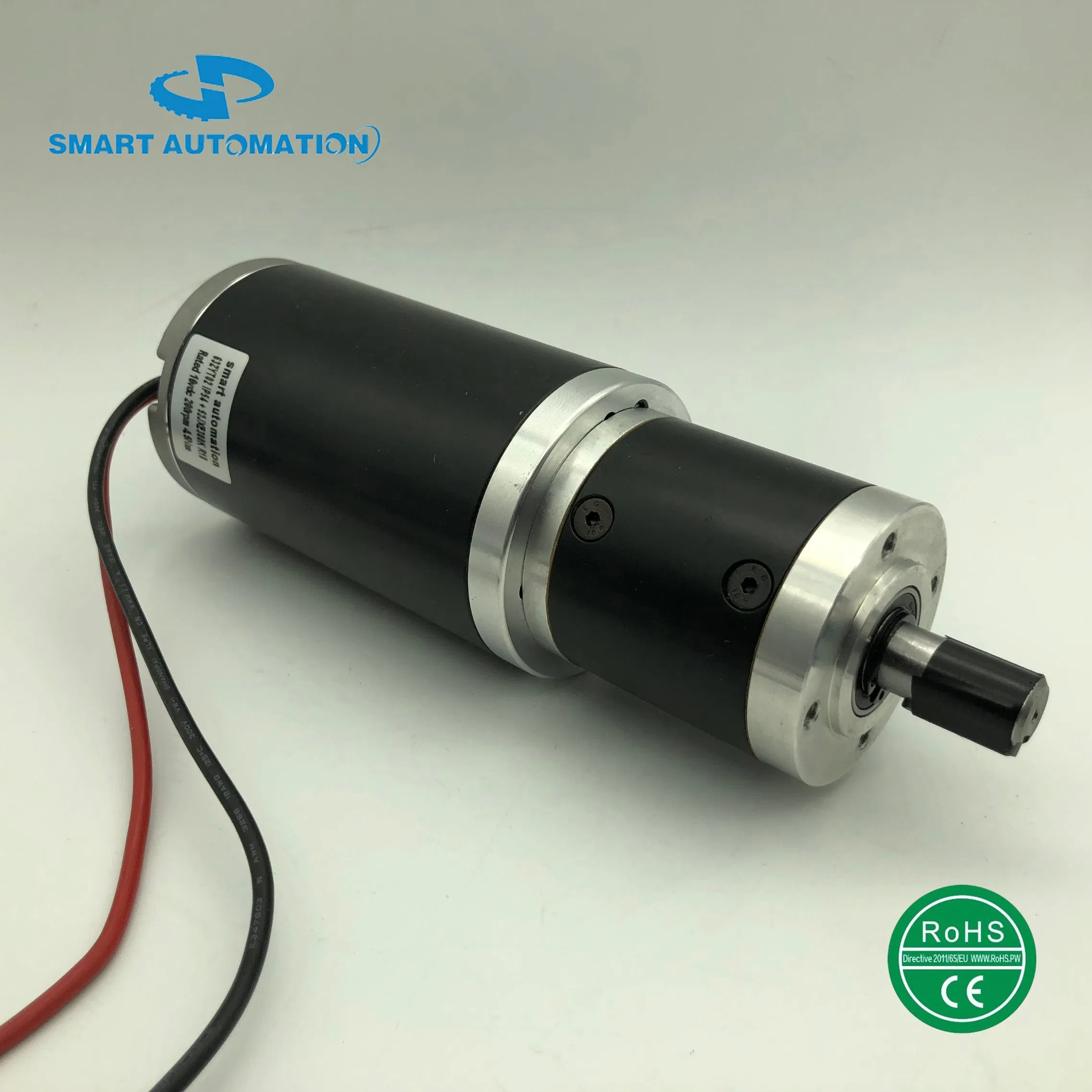 63mm Gr63 Permanent Magnet Brushed DC Motor 12V 24V 36V 48V to 220V 12 24 36 48 Volt 50W 100W 150W 200W Pm Brush Planetary Worm Gear Drive Motor