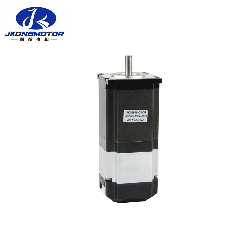 Jkongmotor Jkids57-R02A 140W 5.4A 3000rpm 24V 36V 0.45nm RS485 Low Noise DC Servo Motor with Gearbox Brake for Medical Automation Devices