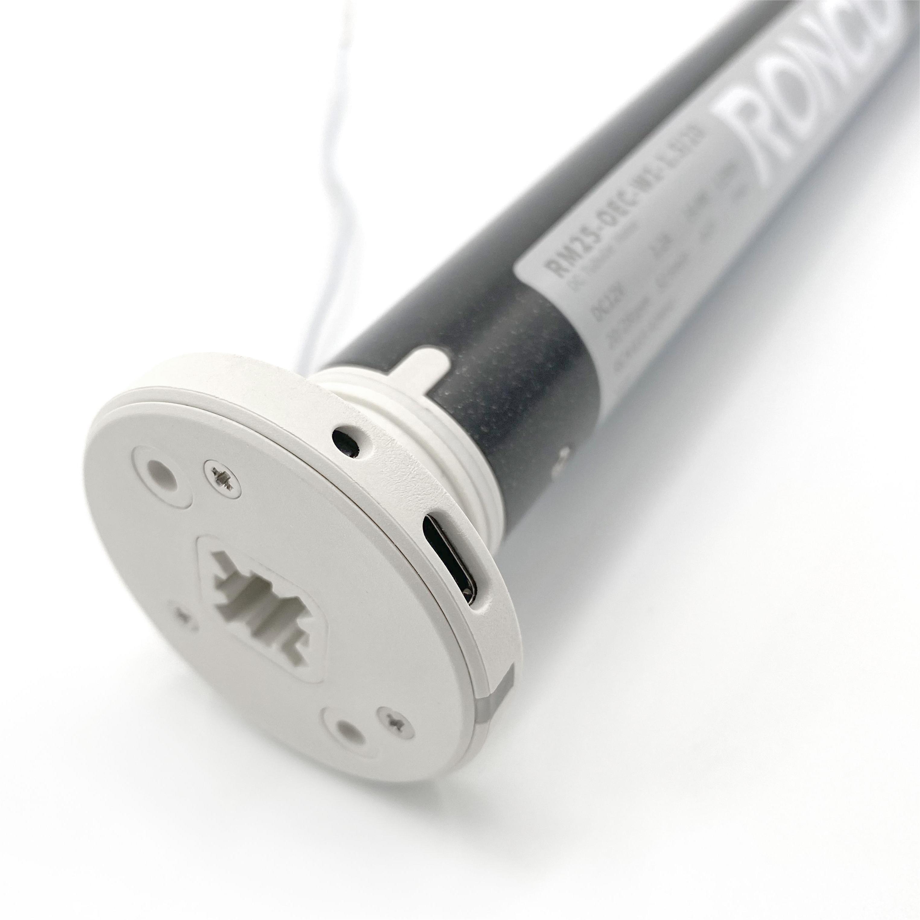 RONCO DC 25mm 0.7 Nm 12V 24V Brush Series Wound Tubular Motor with Smart Home Control Low Voltage Quiet Operation 10W