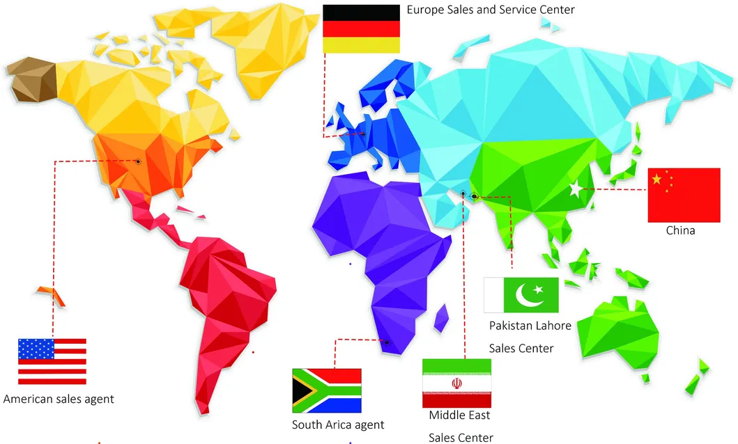 Global Service Network Map