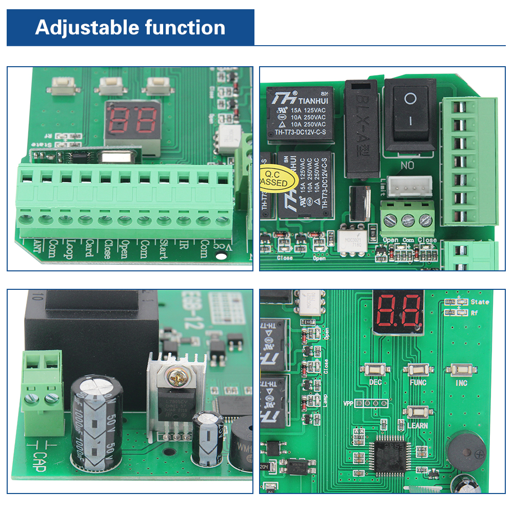 Control board technical layout
