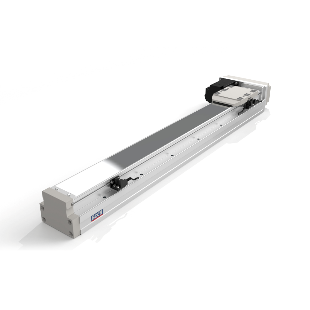 Fully Enclosed Embedded 4-Belt Linear Actuator High-Strength Aluminum Steel High Precision Compatible Nema 23 Motor For 3C PCB