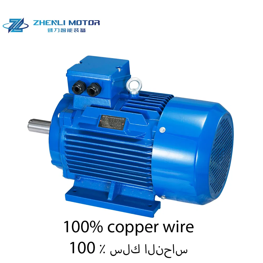 High Power Three Phase Induction Motor 20HP-50HP 380V High Efficiency Electric Motor for Industrial Applications