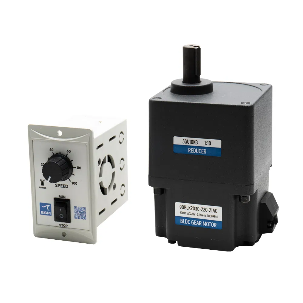 30W-750W 24V 110V 220V Parallel Shaft Low Noise High Efficiency Geared BLDC Motor