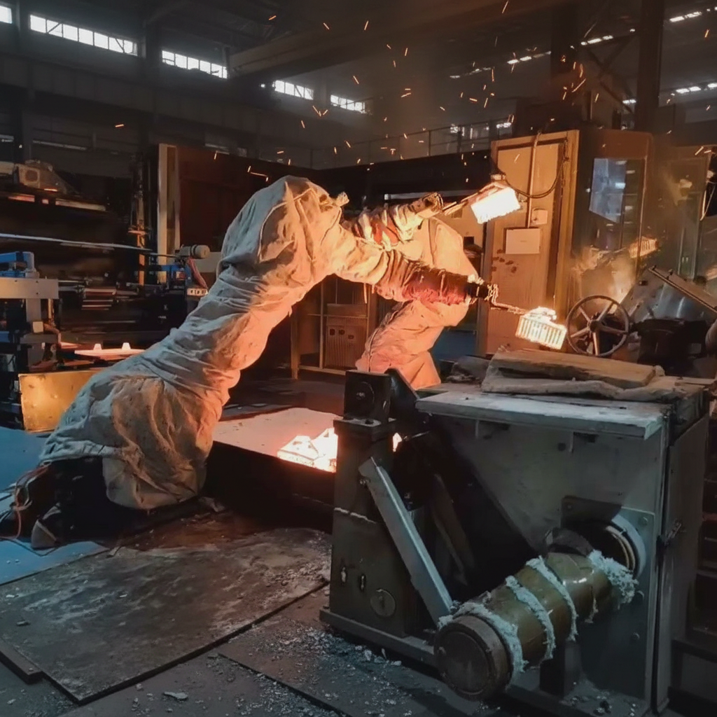 A Automated Pouring Robot &amp; Industrial Robotic Systems for Precision Casting Production Lines