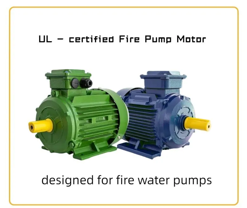 UL-Certified Fire Pump Motor Detail