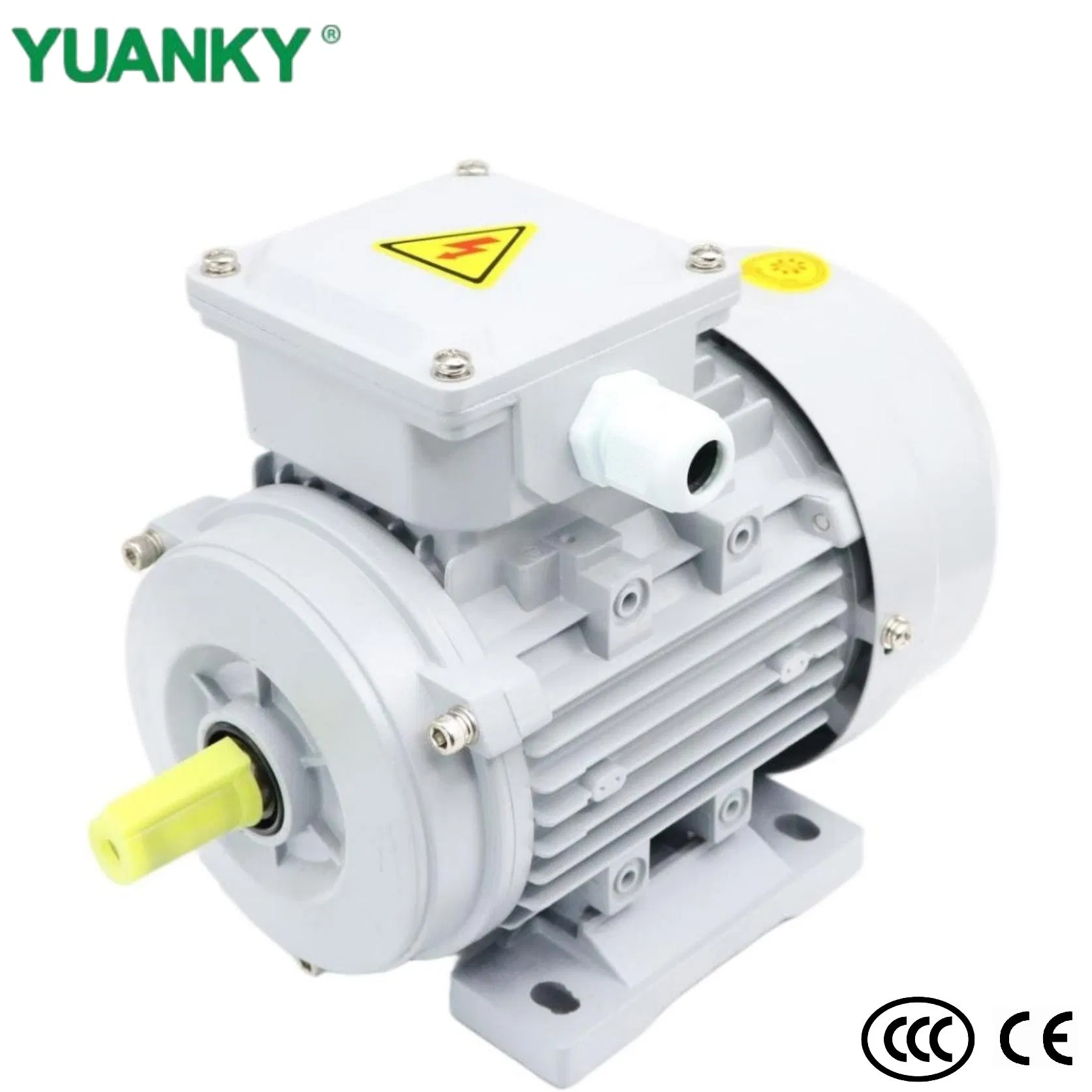 YUANKY YS Series 3-Phase Induction Motor 0.18kW-7.5kW, 1.69A-14.9A Square/Round Shell Motor