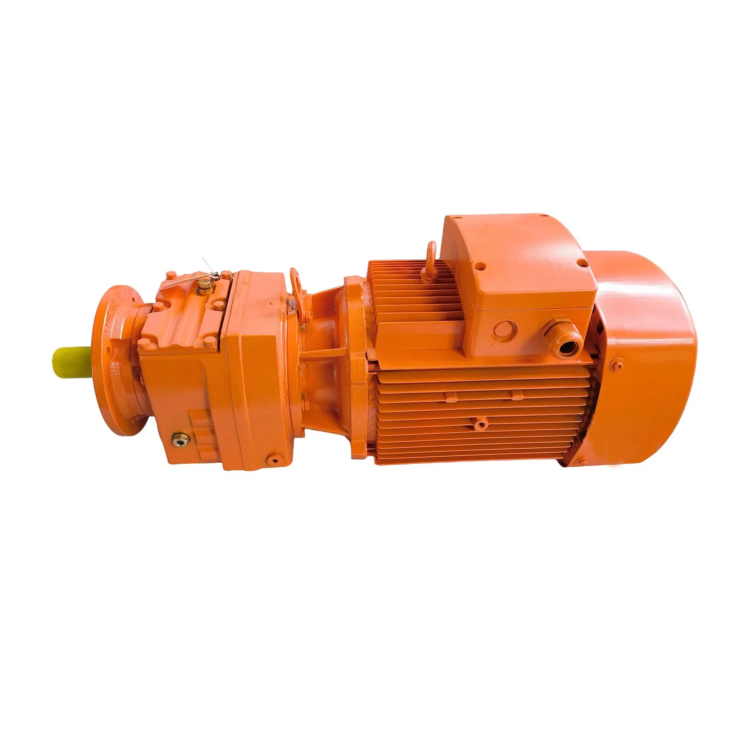 Flange Mount Industrial Inline Helical Gearbox AC Reduction Gear Reducer Motor