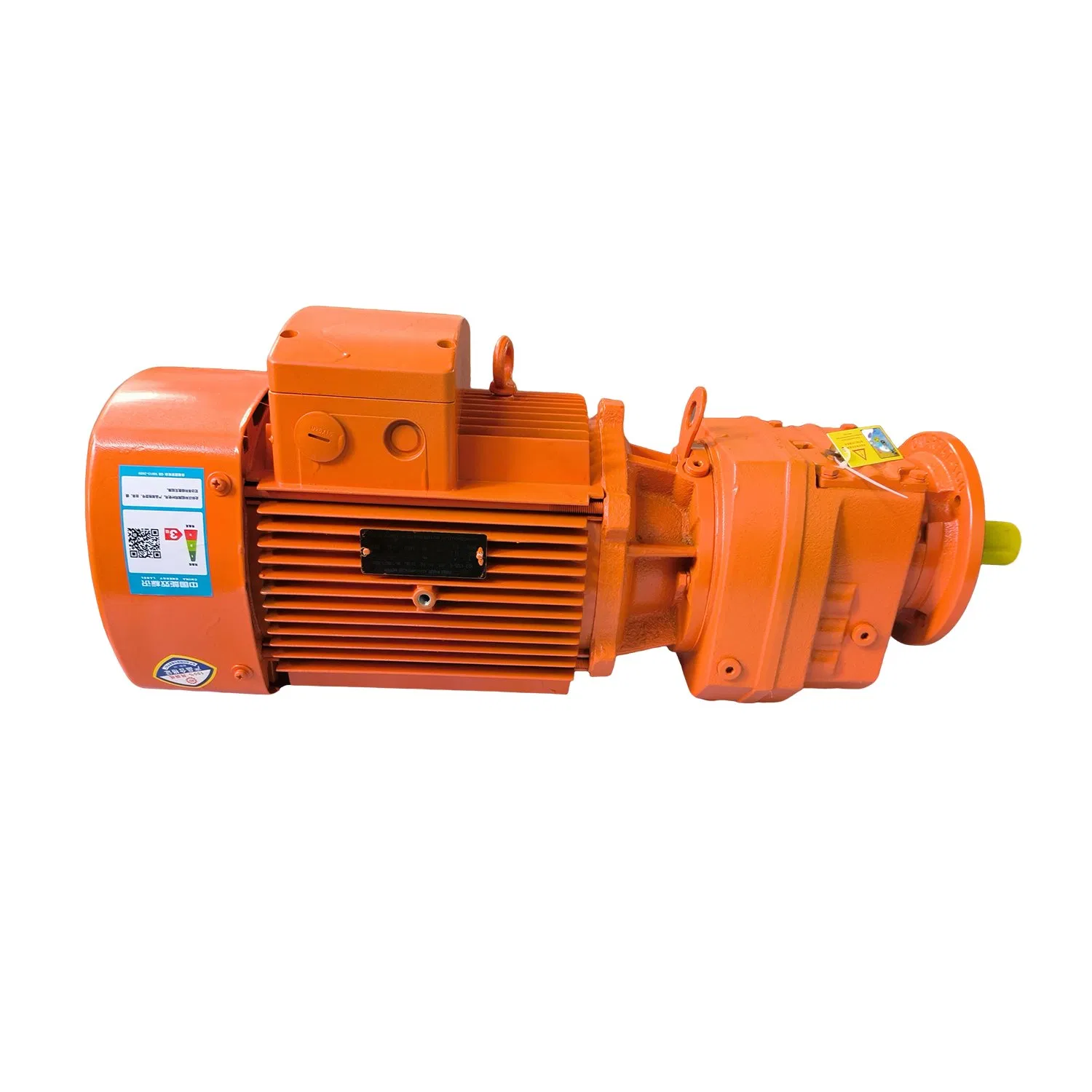 Flange Mount Industrial Inline Helical Gearbox AC Reduction Gear Reducer Motor